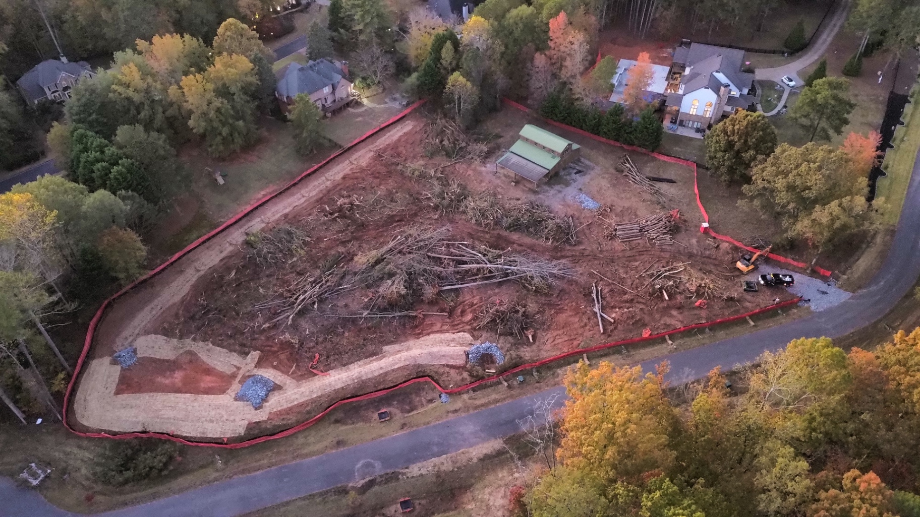 Lakeside Lot Clearing — after V&R Site Development completion