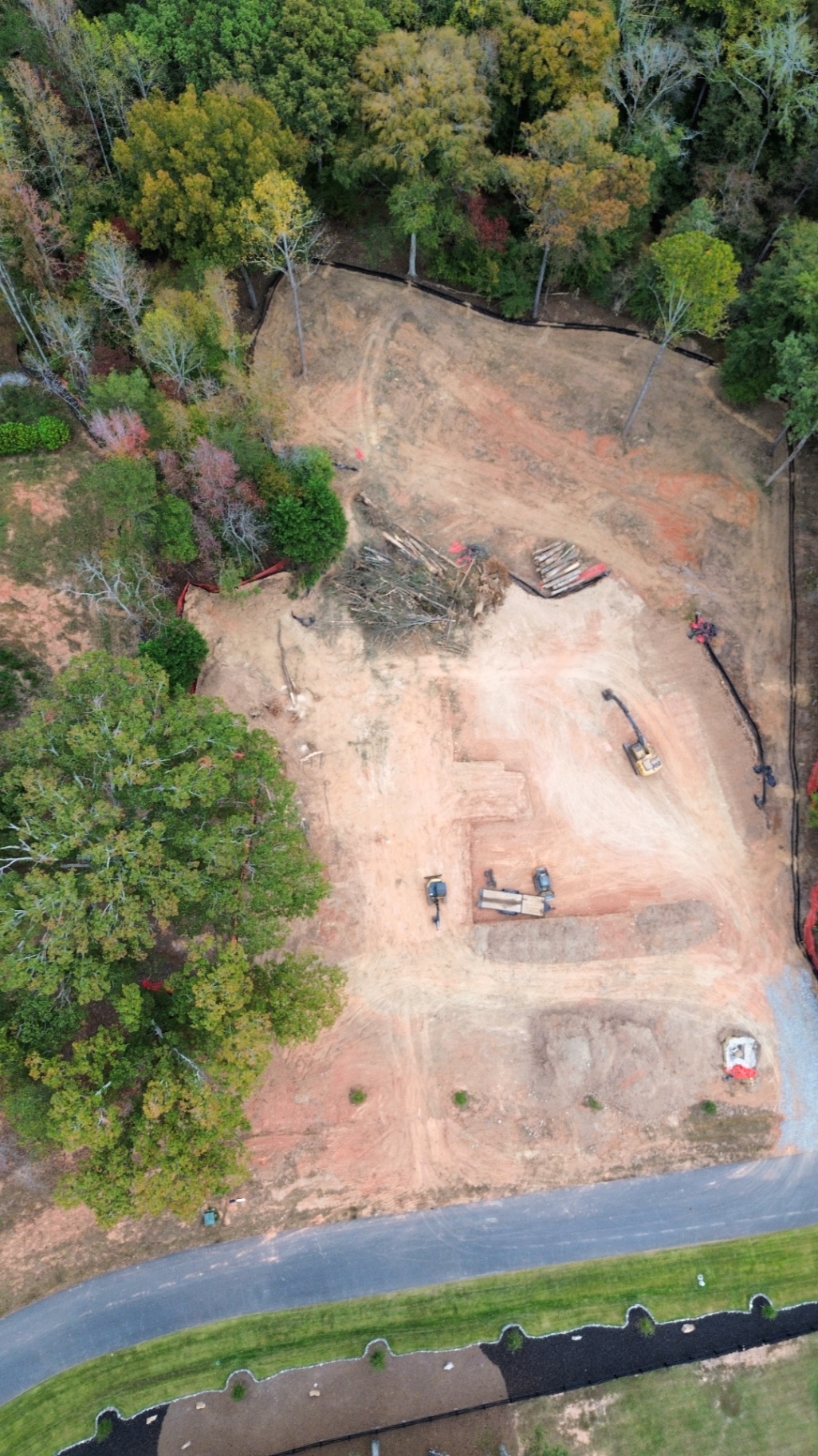 Lakeside Lot Clearing — before V&R Site Development crews mobilized